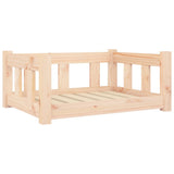 Vidaxl Dog Basket 65.5x50.5x28 cm Pine solide