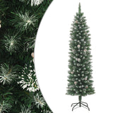 Vidaxl kunstkerstboom étroit avec du PVC standard de 240 cm