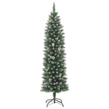 Vidaxl kunstkerstboom étroit avec du PVC standard de 240 cm