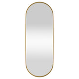 Vidaxl Mirror wall -mounted 15x40 cm oval gold colored