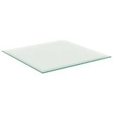 Vidaxl tafelblad 40x40 cm gehard glas transparant