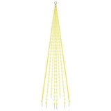 Vidaxl Flagôle arbre de Noël 310 LEDS blanc chaud 300 cm