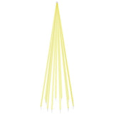 Vidaxl vlaggenmast kerstboom 732 led's warmwit 500 cm