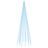 Vidaxl Flagpole Trele de Noël 732 LEDS bleu 500 cm