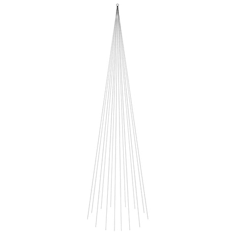 Vidaxl Flagpole S TEPLE 1134 LEDS Cold White 800 cm