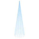 Vidaxl Flagpole Trele de Noël 1134 LEDS bleu 800 cm