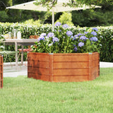 Vidaxl Planter hevet 129x129x45 cm Corten stål rusten