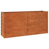 Vidaxl Planter surélevé 160x40x77 cm Corten Steel Rusty
