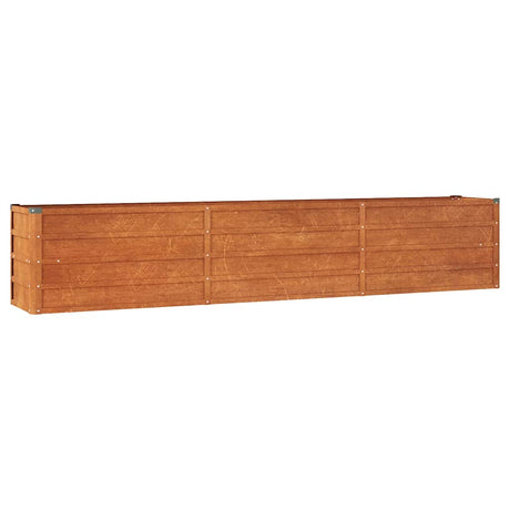 Vidaxl Planter surélevé 240x40x45 cm Corten Steel Rusty