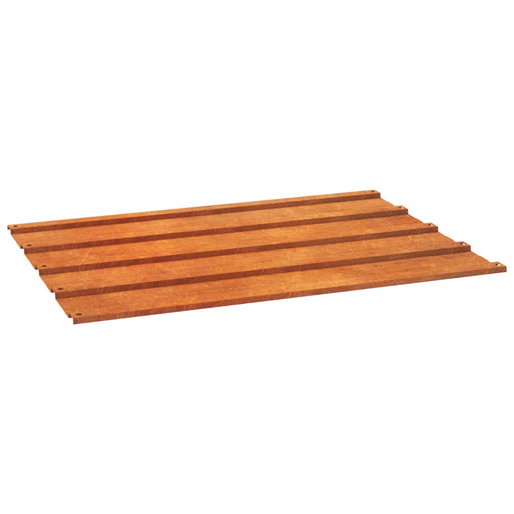 VidaXL panneaux de toit 36 pcs 60x44 cm acier corten rouillé