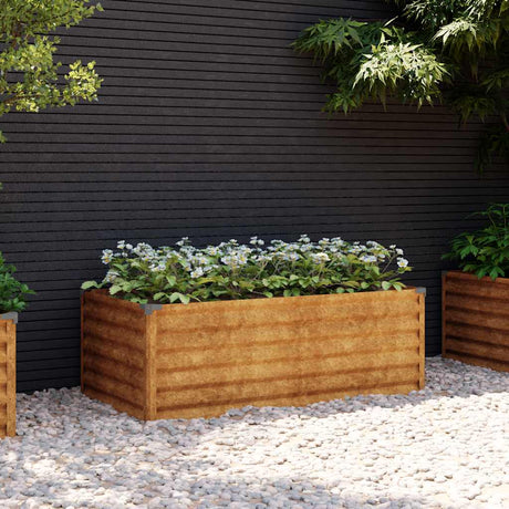 Plateau de jardin surélevé Vidaxl 100x50x36 cm en acier