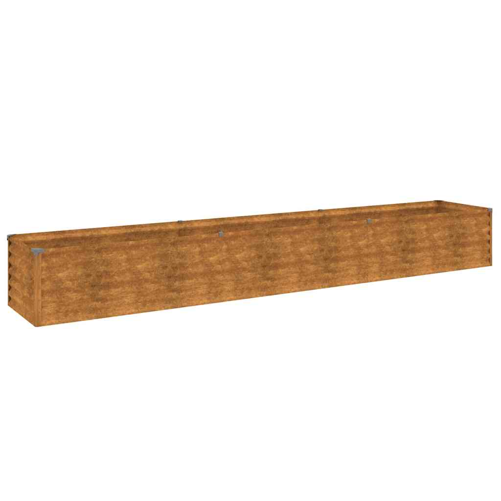 Vidaxx bac de jardin surélevé 291x50x36 cm acier corten