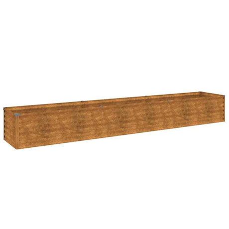 Vidaxx bac de jardin surélevé 291x50x36 cm acier corten