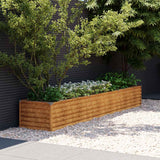 VidaXL jardinière surélevée 291x50x36 cm acier corten