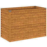 Vidaxx bac de jardin surélevé 100x50x69 cm acier corten