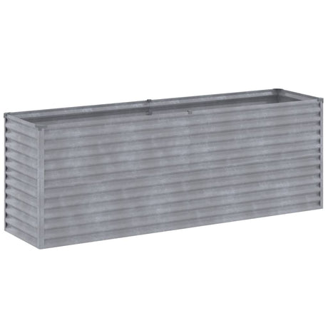 Vidaxl Planter élevé 196x50x69 cm Cortenstaal