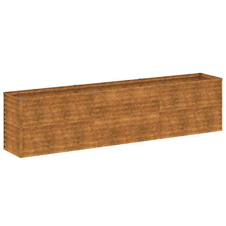 Vidaxx bac de jardin surélevé 291x50x69 cm acier corten