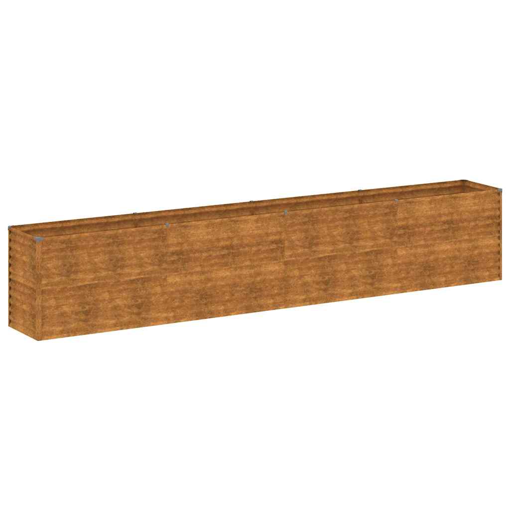 Vidaxx bac de jardin surélevé 385x50x69 cm acier corten