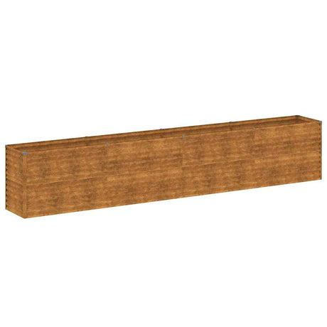 Vidaxx bac de jardin surélevé 385x50x69 cm acier corten