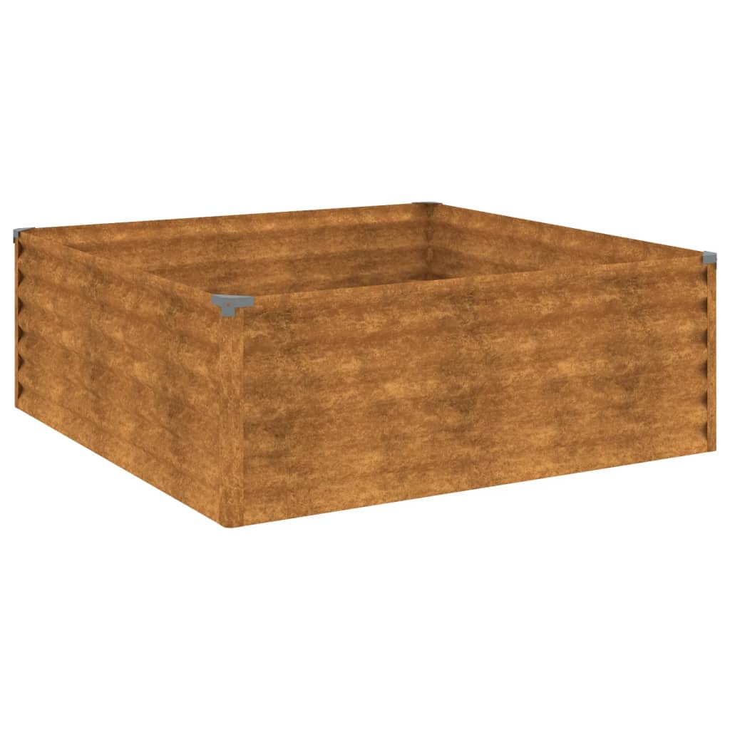 Vidaxl Planter raised 100x100x36 cm Cortenstaal