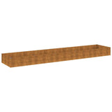 Vidaxl Planter a augmenté 482x100x36 cm Cortenstaal