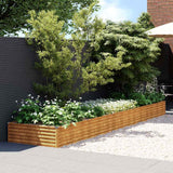 Vidaxl Planter a augmenté 482x100x36 cm Cortenstaal