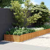 Vidaxl Planter a augmenté le 960x100x36 cm Cortenstaal