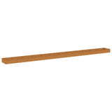 Vidaxl Planter élevé 1150x100x36 cm Cortenstaal
