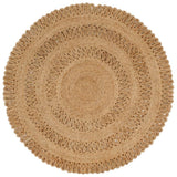 Tapis vidaxl autour de 120 cm de jute tressée