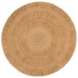 Tapis vidaxl autour de 150 cm de jute tressée
