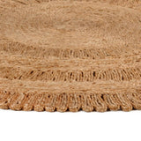 Tapis vidaxl autour de 150 cm de jute tressée