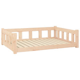Vidaxl Dog Basket 105.5x75.5x28 cm Pine solide
