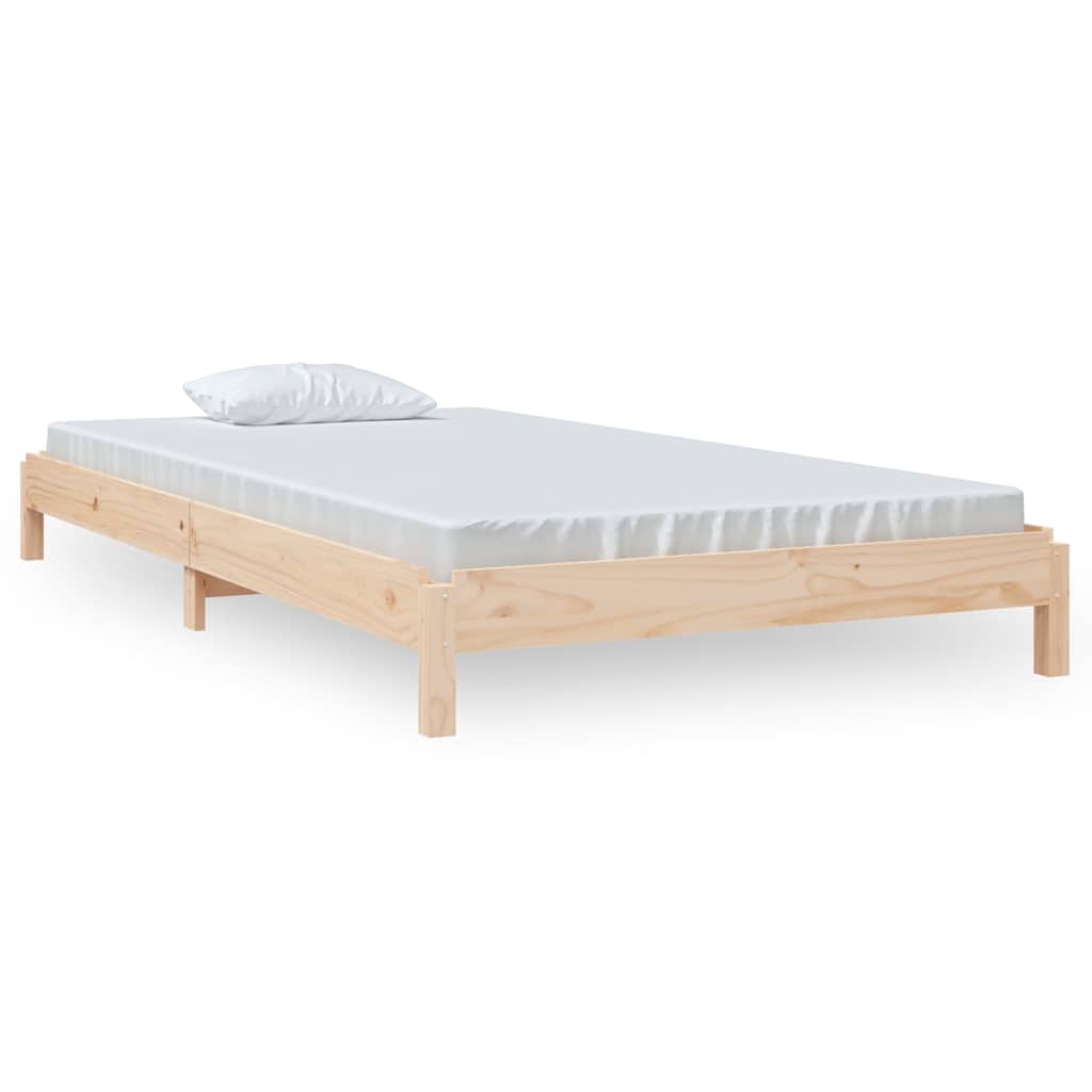 Vidaxl bed stapelbaar 100x200 cm massief grenenhout