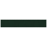 Panneaux muraux vidaxl 12 st 1,62 m² 90x15 cm en velours vert foncé