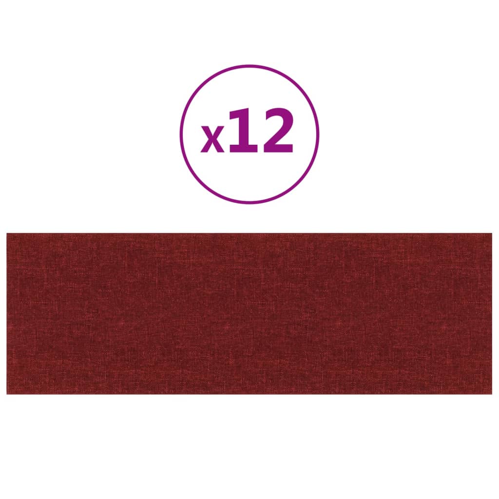 Panneaux muraux vidaxl 12 st 3,24 m² 90x30 cm