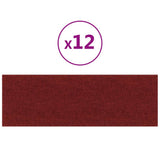 Panneaux muraux vidaxl 12 st 3,24 m² 90x30 cm