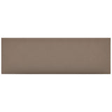 Panneaux muraux Vidaxl 12 PC 3,24 m² 90x30 cm Cappuccinocolide en cuir d'art