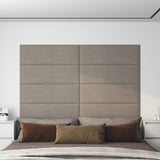 Panneaux muraux Vidaxl 12 ST 3,24 m² 90x30 cm Gris clair en velours