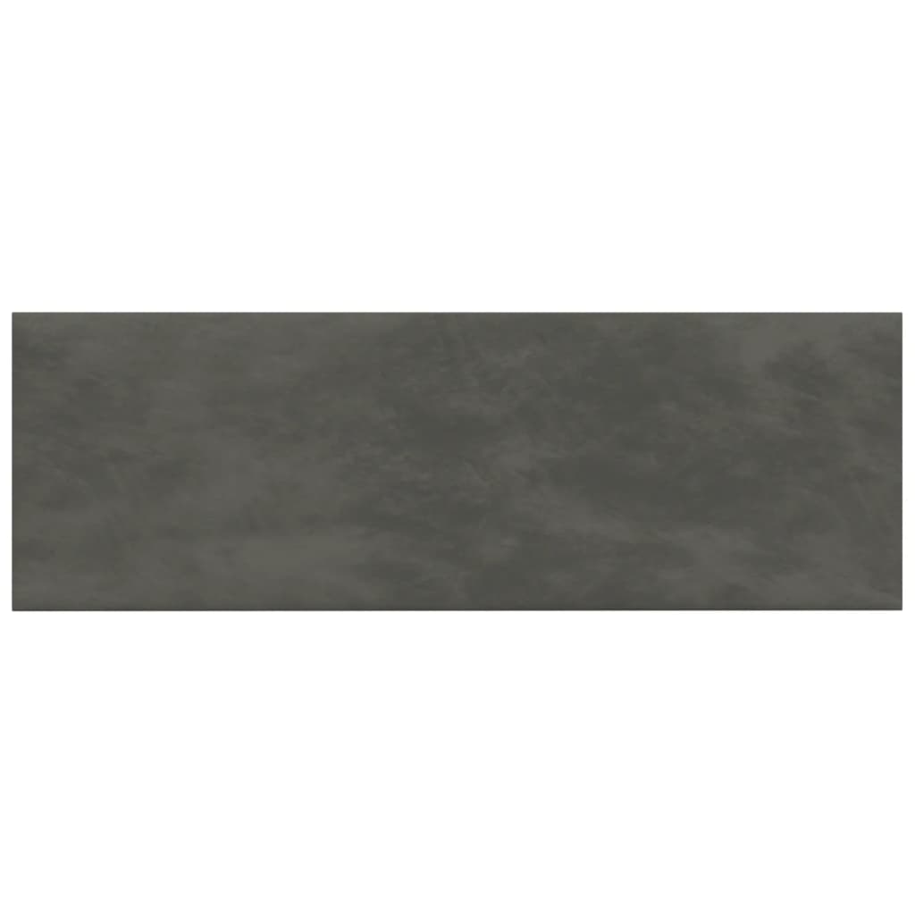 Paneles de pared Vidaxl 12 st 3.24 m² 90x30 cm Velvet gris oscuro