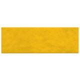 Panneaux muraux vidaxl 12 st 3,24 m² 90x30 cm en velours jaune