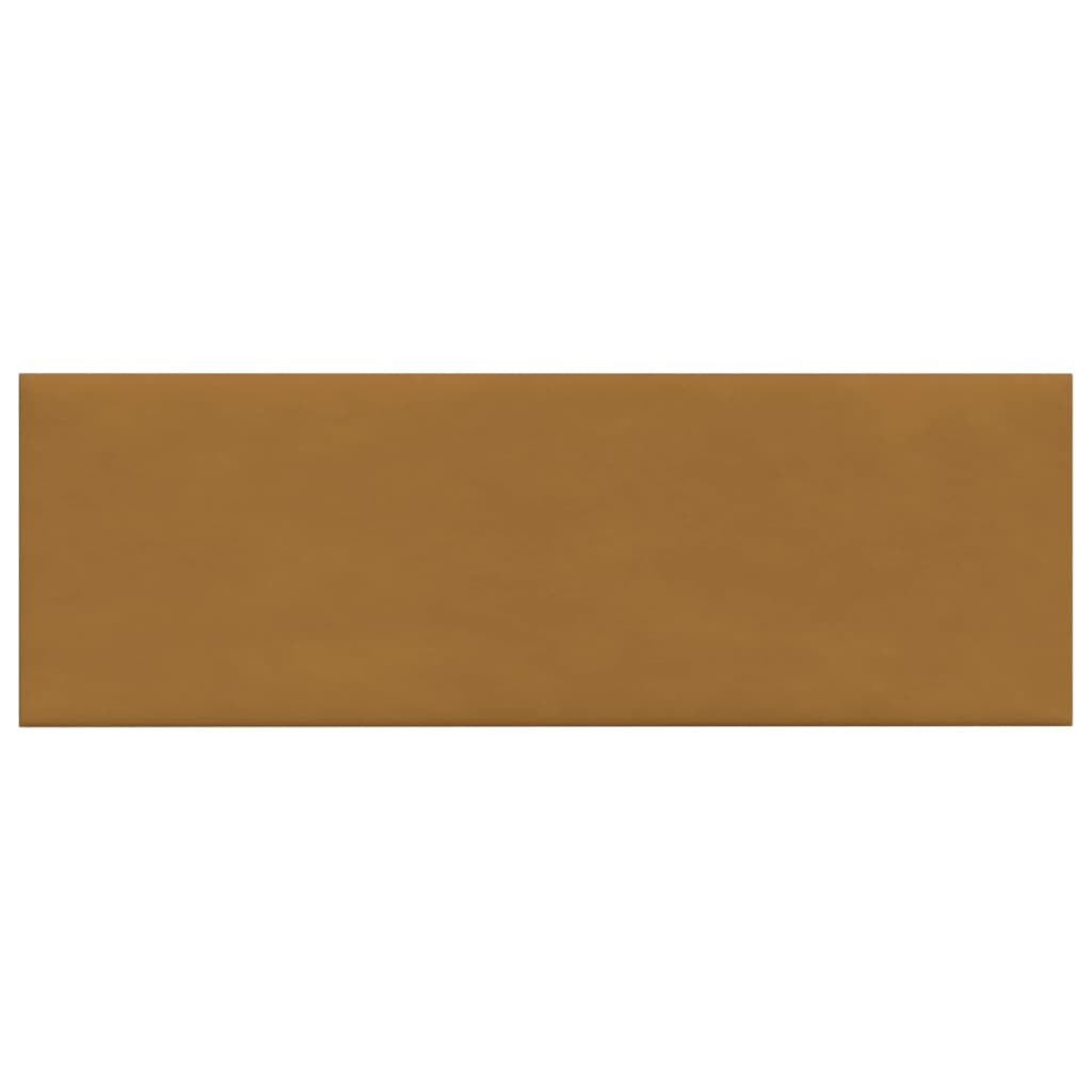 Vidaxl Wall panels 12 st 3.24 m² 90x30 cm velvet brown