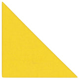 Panneaux muraux vidaxl 12 pcs 0,54 m² 30x30 cm Tissu jaune clair