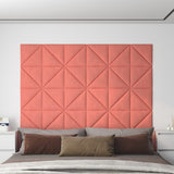 Vidaxl Wall panels 12 pcs 0.54 m² 30x30 cm velvet pink