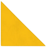 Panneaux muraux vidaxl 12 pcs 0,54 m² 30x30 cm en velours jaune