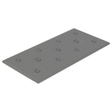 Panneaux muraux Vidaxl 12 st 2,16 m² 60x30 cm en cuir artificiel gris