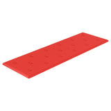 Paneles de pared Vidaxl 12 st 3.24 m² 90x30 cm de cuero artificial rojo