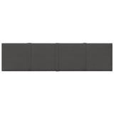 Panneaux muraux vidaxl 12 st 1,08 m² 60x15 cm tissu gris foncé
