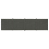 Panneaux muraux vidaxl 12 st 1,08 m² 60x15 cm en velours gris foncé