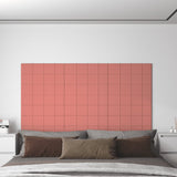 Vidaxl Wall panels 12 st 2.16 m² 60x30 cm velvet pink