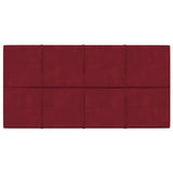 Panneaux muraux Vidaxl 12 ST 2,16 M² 60x30 cm VELVET VEL RED